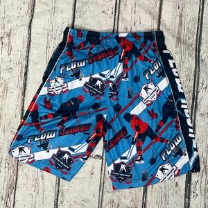 Flow Society Youth Hockey New Shorts Team Sports Uniform Boys Athletic